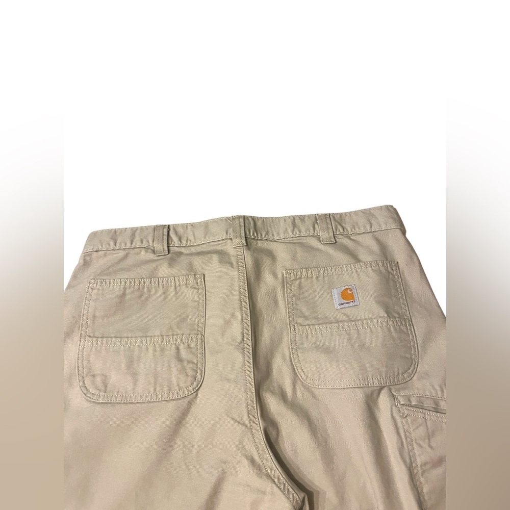 Carhartt Relaxed Fit Men's Khaki Pants Sz 38x34 - Picture 5 of 10